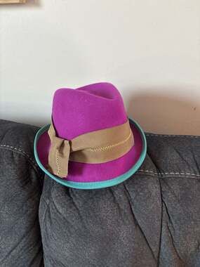 Grace Hats Asymmetry Morry Purple